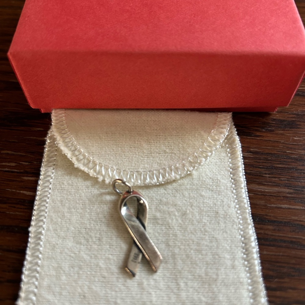 James Avery Silver Ribbon Brooch
